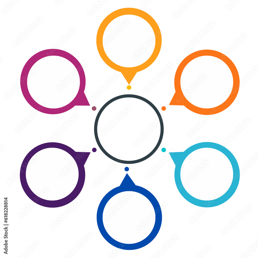 Infographic abstract background with circles icon text box Infographic abstract background with circles icon text box