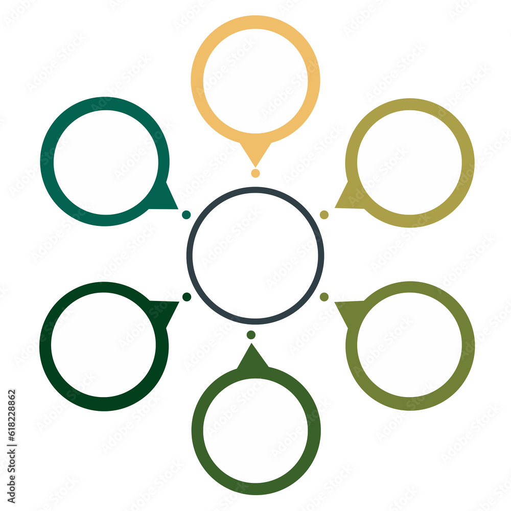 Infographic abstract background with circles icon text box Infographic abstract background with circles icon text box