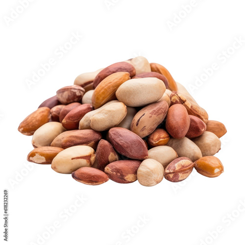 peanuts isolated on transparent background cutout