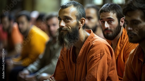 Prisoners attend religious services or spiritual programs. © MADMAT