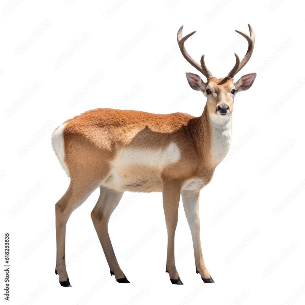 deer isolated on transparent background cutout deer isolated on transparent background cutout