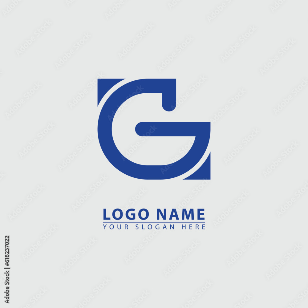 minimal initial letter G logo icon minimal initial letter G logo icon