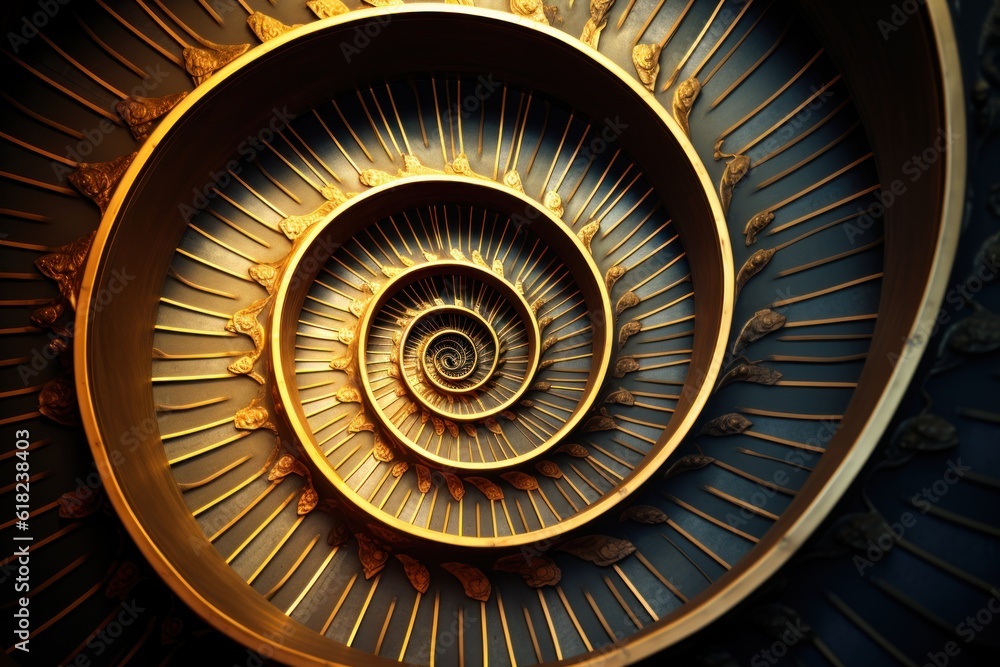 fibonacci spiral vortex