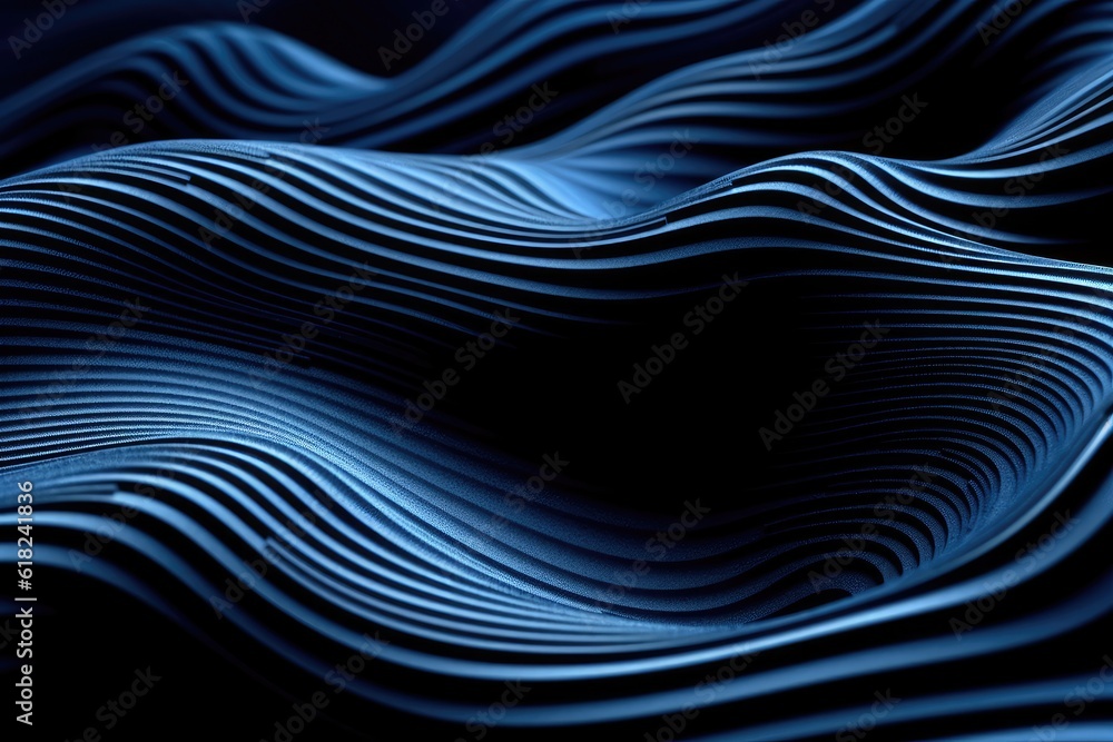 photo of an horizontal artificial blue topography photo of an horizontal artificial blue topography