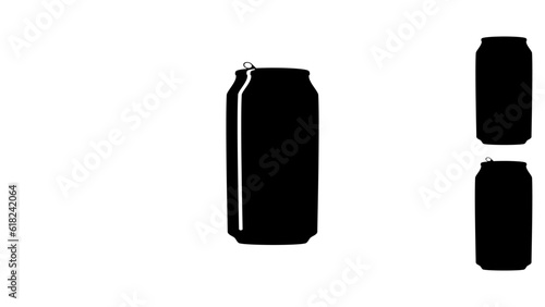 Soda Drink bottle silhouette