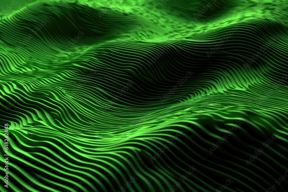 photo of an horizontal artificial green topography photo of an horizontal artificial green topography