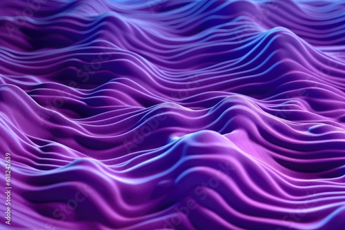 photo of an horizontal artificial purple topography