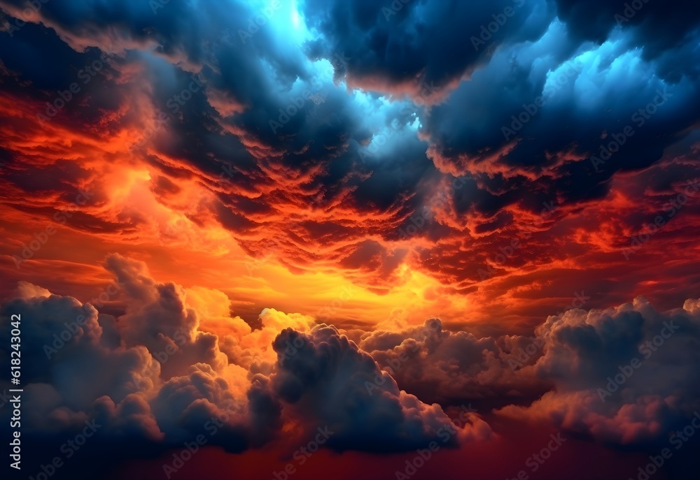 sunset in the clouds red sky sunset in the clouds red sky