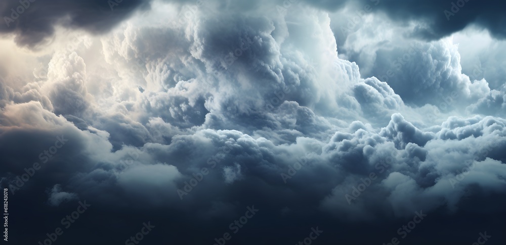 Obraz premium Dark sky and clouds