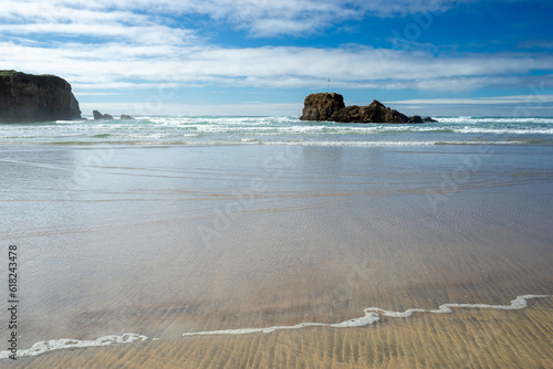 Perranporth Beach Cornwall England UK photo