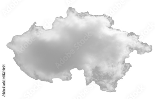 white cloud cutout on the background and texture.
