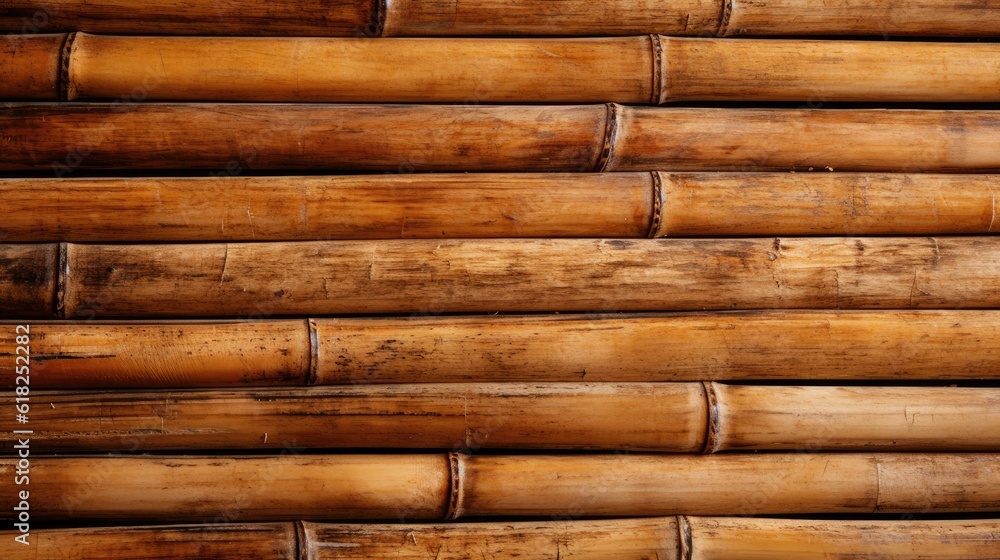 Brown Tone Bamboo Plank Fence Texture Background Brown Tone Bamboo Plank Fence Texture Background