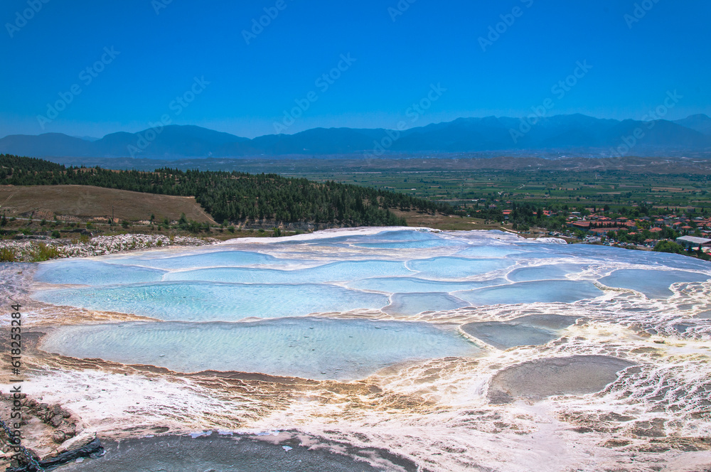 Pamukkale travertine visit, Denizli, Turkey. Pamukkale travertine visit, Denizli, Turkey.