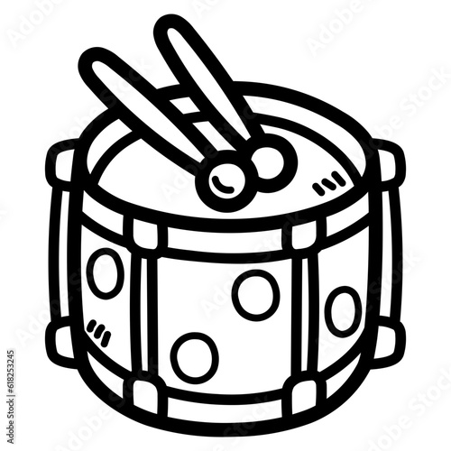 drum line icon style