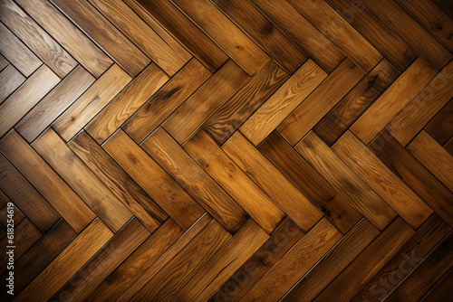 Olive Branch: Parquet flooring with olive wood planks for a natural and earthy feel, types of parquet background, textures Generative AI