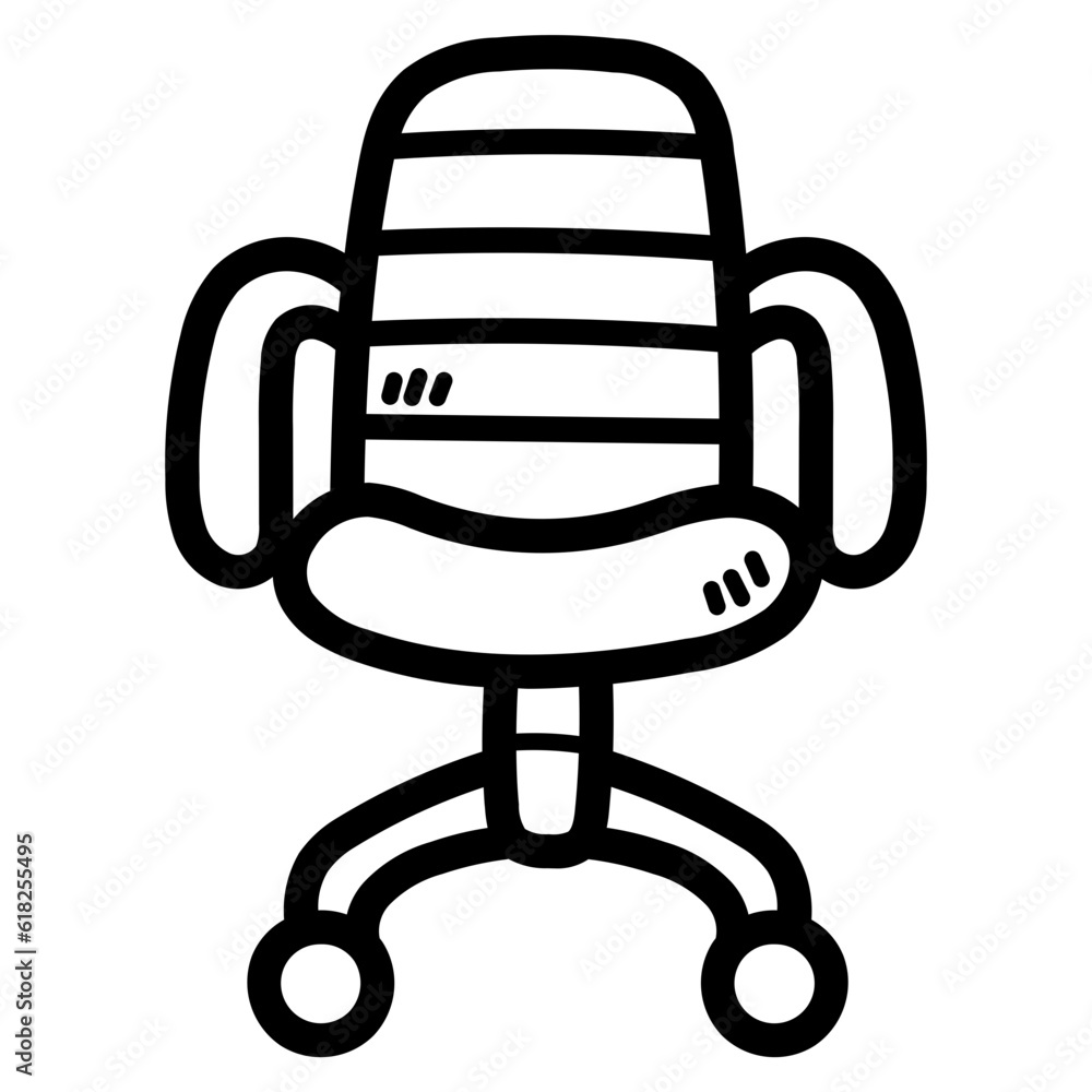 chair line icon style chair line icon style