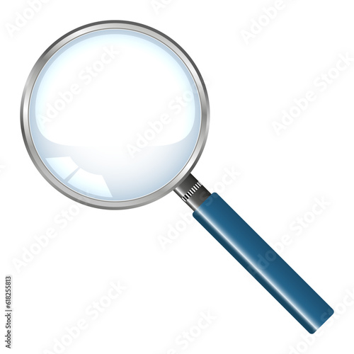Magnifying glass with a handle 