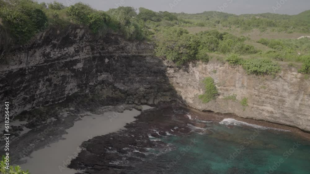 Broken Beach in Nusa Penida Bali Indonesia in Slow Motion Broken Beach in Nusa Penida Bali Indonesia in Slow Motion