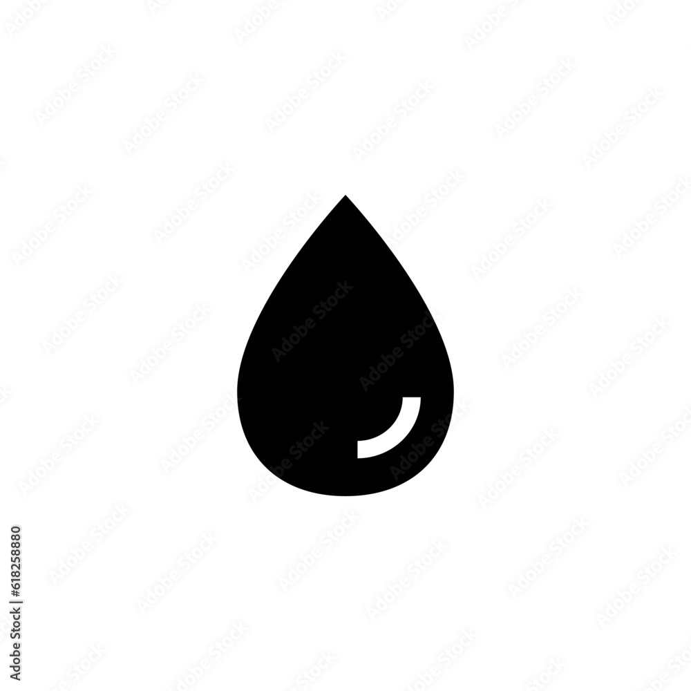Fototapeta premium dew drop vector isolated on white background