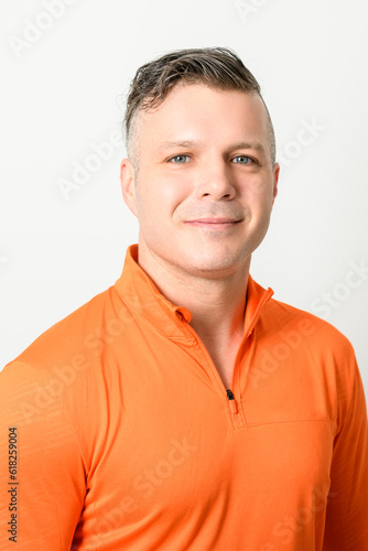 A Mature Men on studio White background