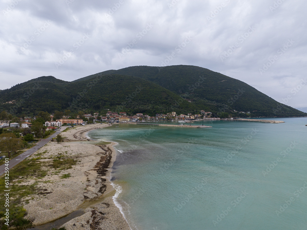 Vasiliki Beach on the island of Lefkada in Greece Vasiliki Beach on the island of Lefkada in Greece
