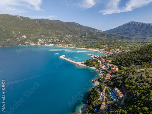 Vasiliki resort on the island of Lefkada in Greece