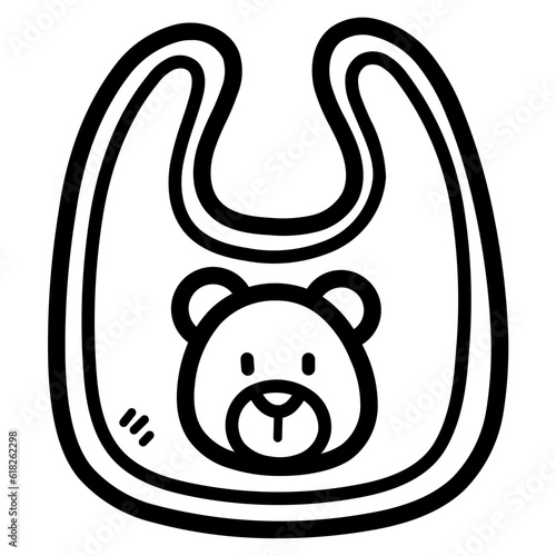 bib line icon style