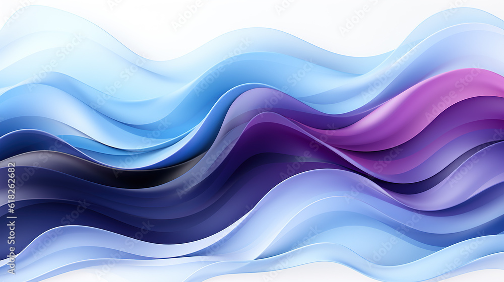 Fluid Elegance: Captivating Black Purple and White Lines Background Illustration, Generative AI Fluid Elegance: Captivating Black Purple and White Lines Background Illustration, Generative AI