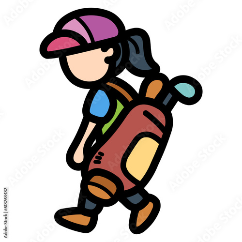 caddy filled outline icon style