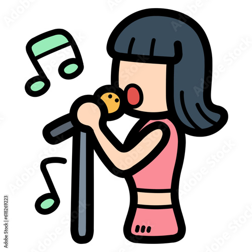 performer filled outline icon style