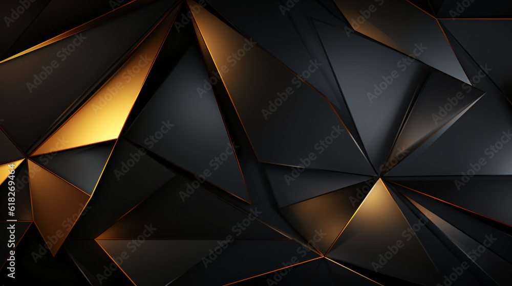 abstracts background with composition of luminescen in black and golden metalic effect abstracts background with composition of luminescen in black and golden metalic effect