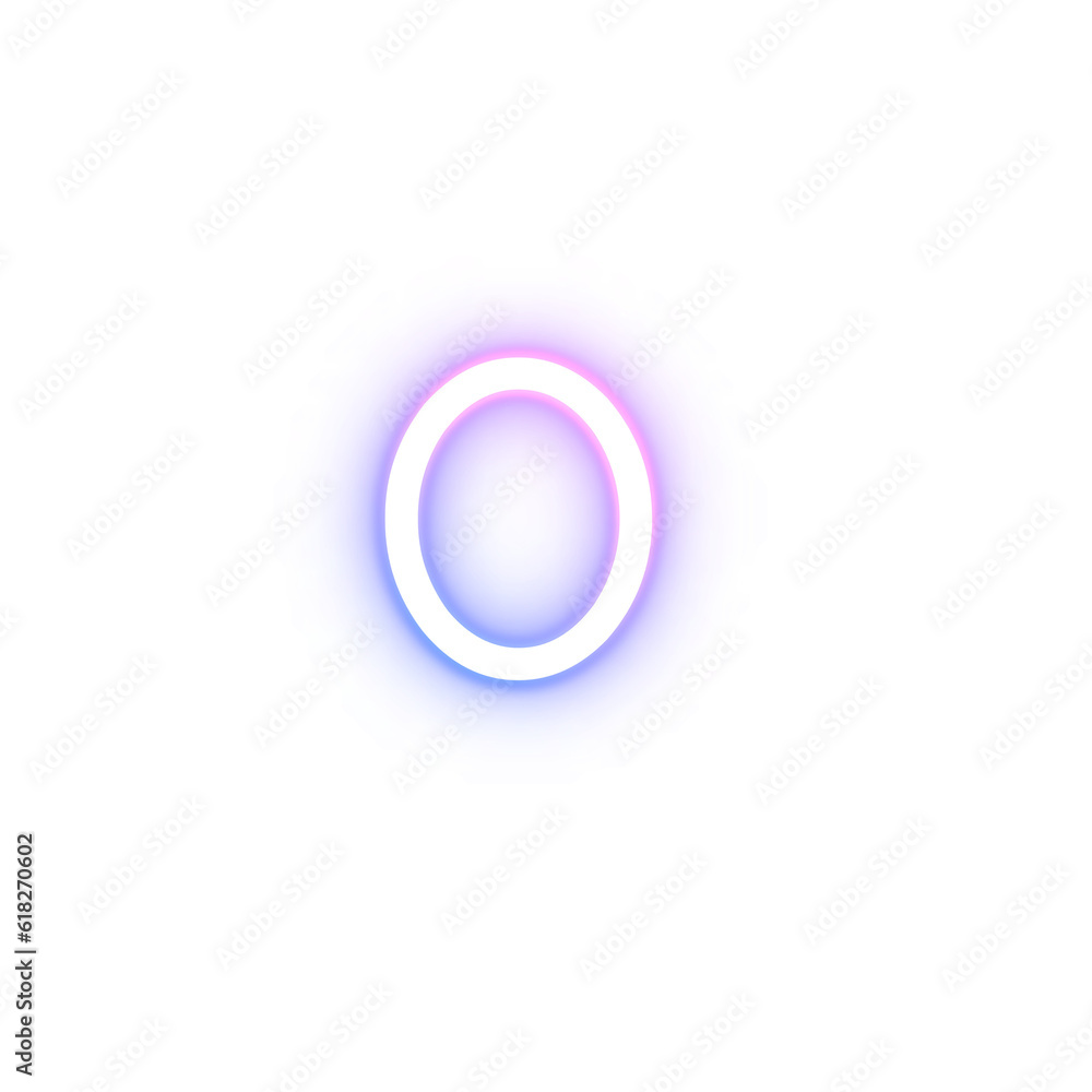 zero number alphabet font gradient neon light zero number alphabet font gradient neon light