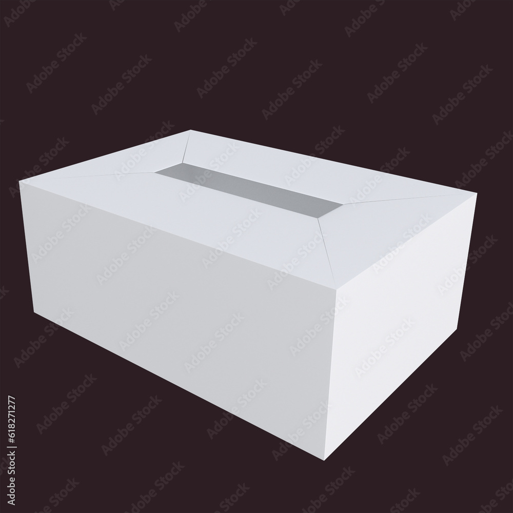 white 3d realistic tissue box mockup and design white 3d realistic tissue box mockup and design