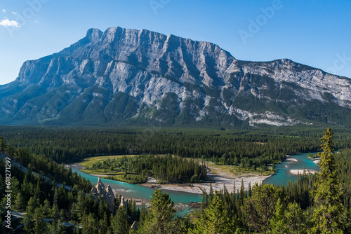 Fototapeta Naklejka Na Ścianę i Meble -  Vally View in Banff National Park, Canada