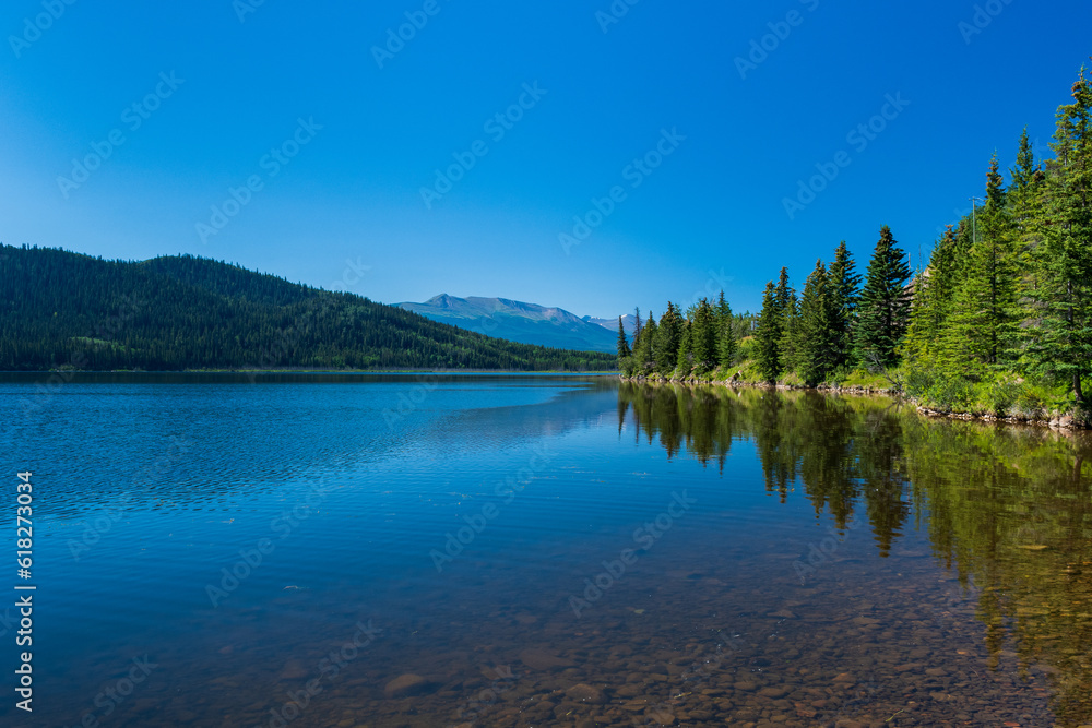 Beautiful Lake in Alberta, Canada