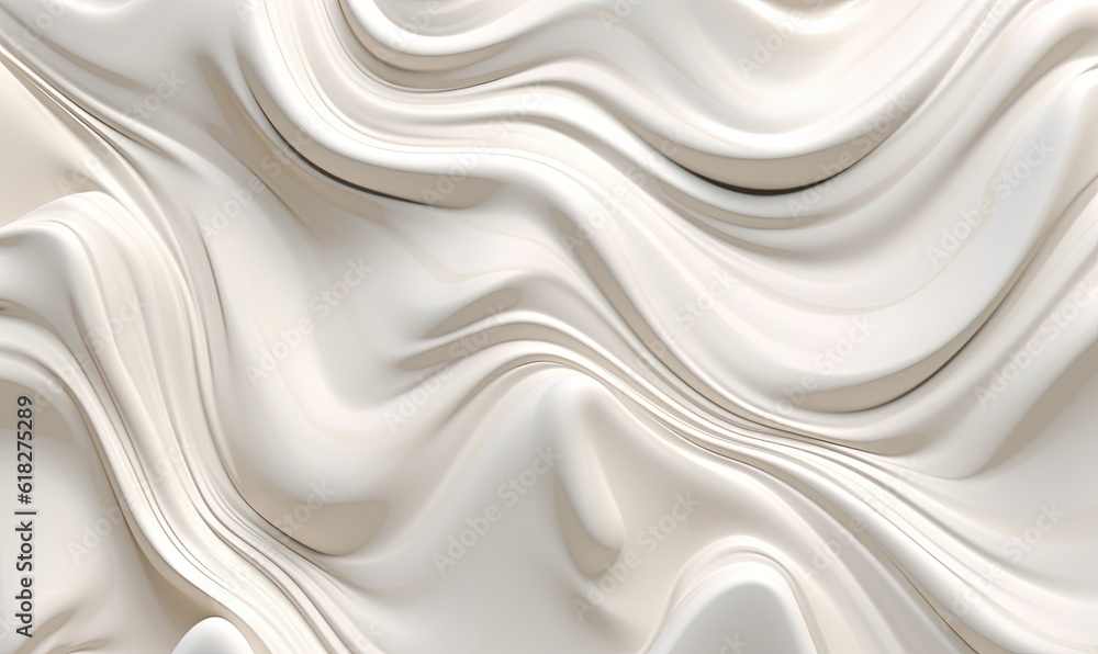  a white background with wavy lines in the middle of it and a black and white stripe on the bottom of the image and bottom of the image.  generative ai
