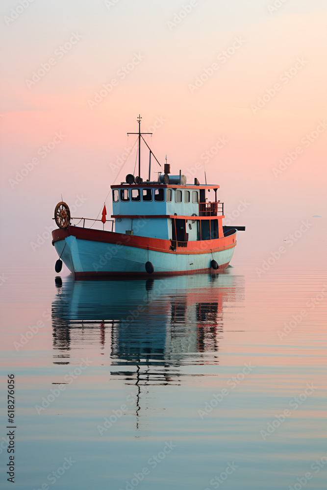 fishing boat in the sea