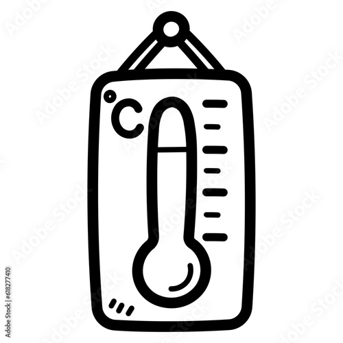 celsius line icon style