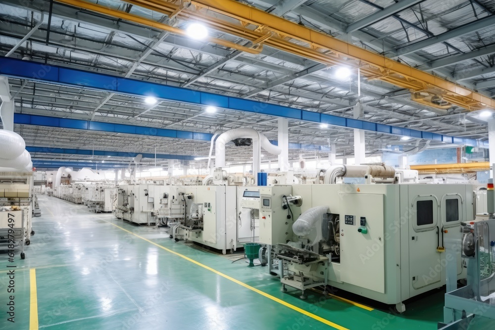 inside factory show Production Of air conditioning AI Generated inside factory show Production Of air conditioning AI Generated