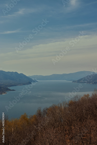 Fototapeta Naklejka Na Ścianę i Meble -  Panorama of Lake Maggiore.