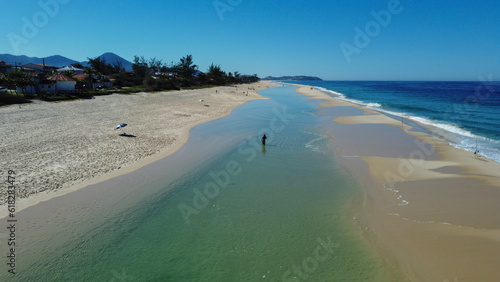 Praia de Cordeirinho, em Maricá (RJ).