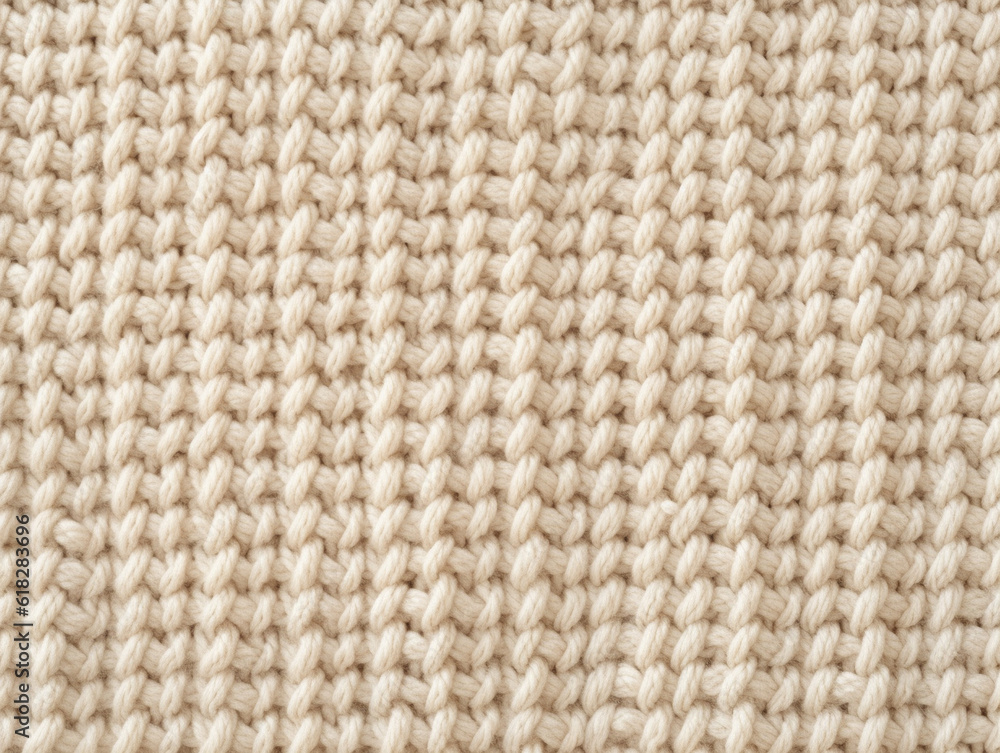 Light beige knitted sweater texture fabric as background Light beige knitted sweater texture fabric as background