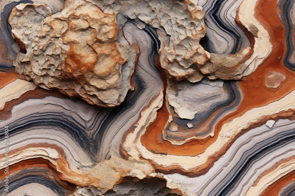 Nahtlos wiederholendes Muster Textur - Geode Kristall Nahaufnahme