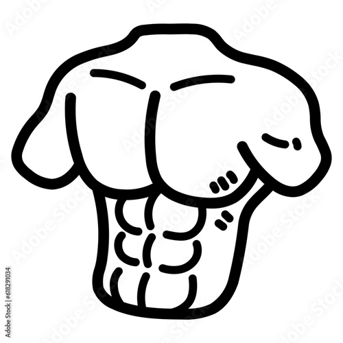 six pack line icon style