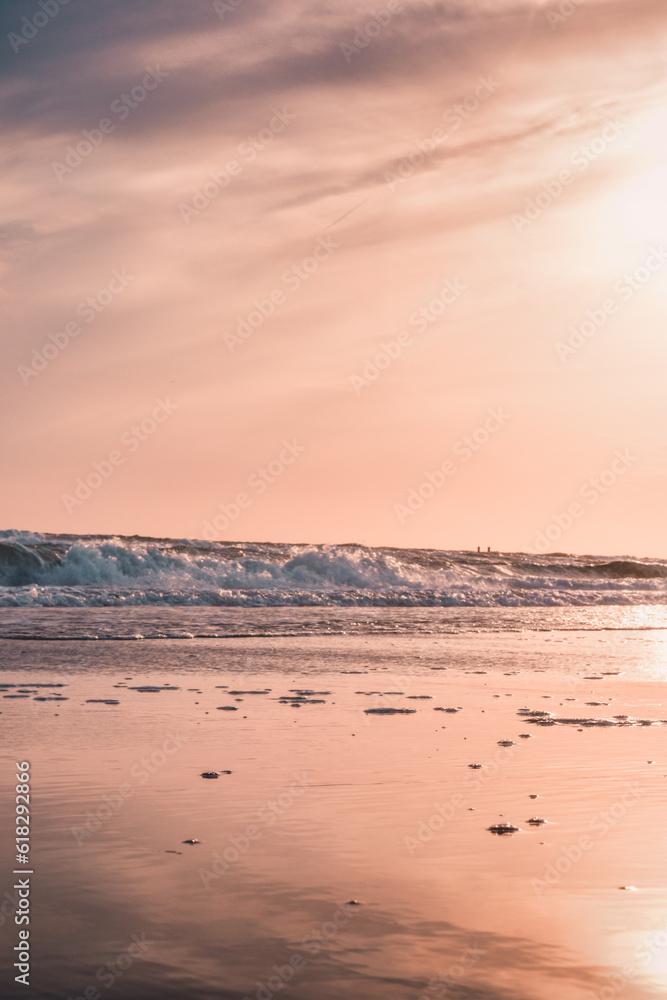 sunset on the beach sunset on the beach