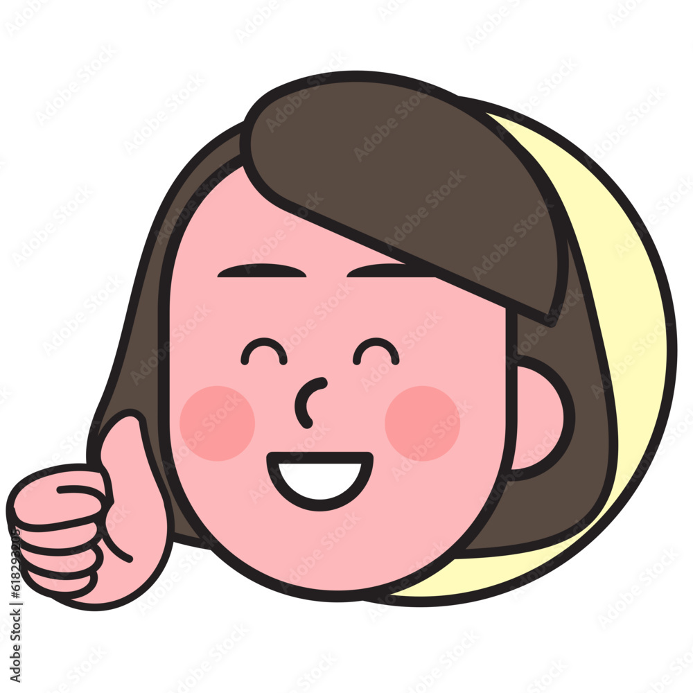 Obraz premium Emoji customers call center services