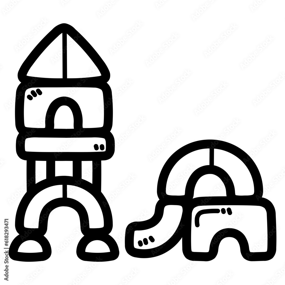 Constructor line icon style Constructor line icon style