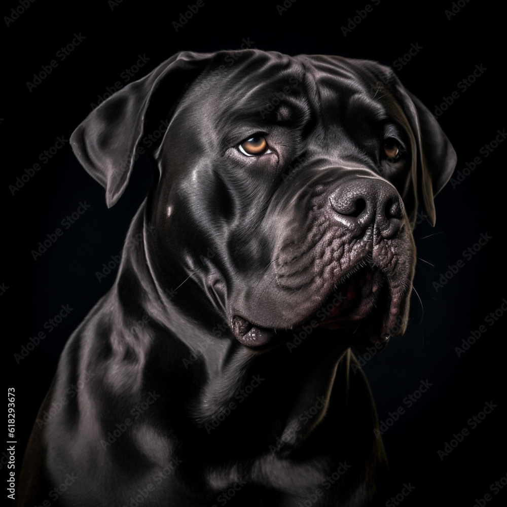 Graceful Majesty: Black Cane Corso in Captivating Contrast Graceful Majesty: Black Cane Corso in Captivating Contrast