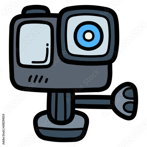 gopro filled outline icon style