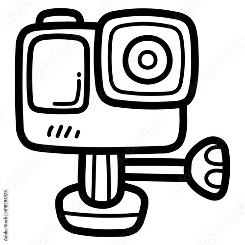 gopro line icon style